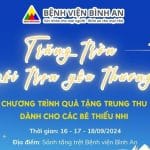 Chương trình Trung Thu 2024 tại Bệnh viện Bình An: TRĂNG TRÒN GÓI TRỌN YÊU THƯƠNG