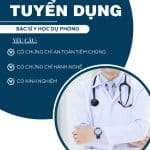 Bệnh viện Bình An thông báo tuyển dụng: